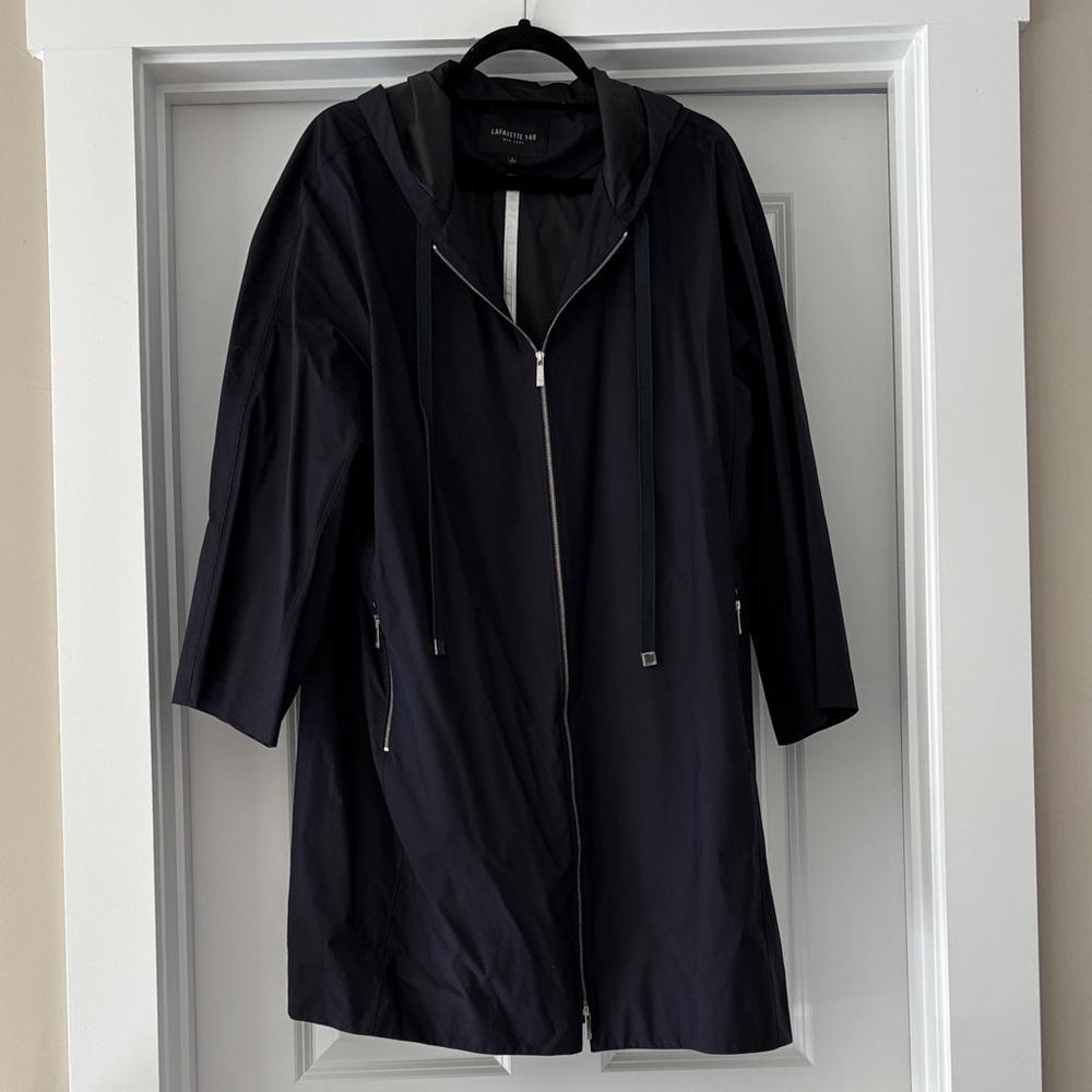 Lafayette 148 New York Midnight Trench Coat